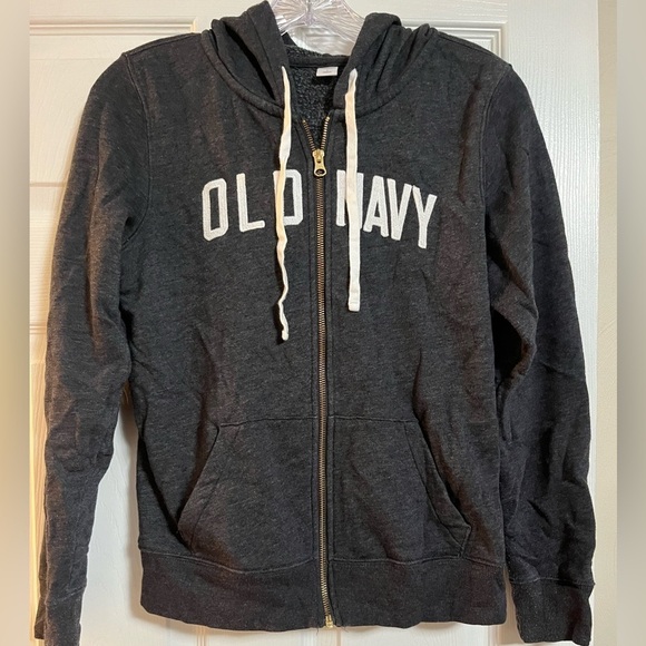 Old Navy Tops - OLD NAVY Women’s Dark Gray Zip-Up Sweater